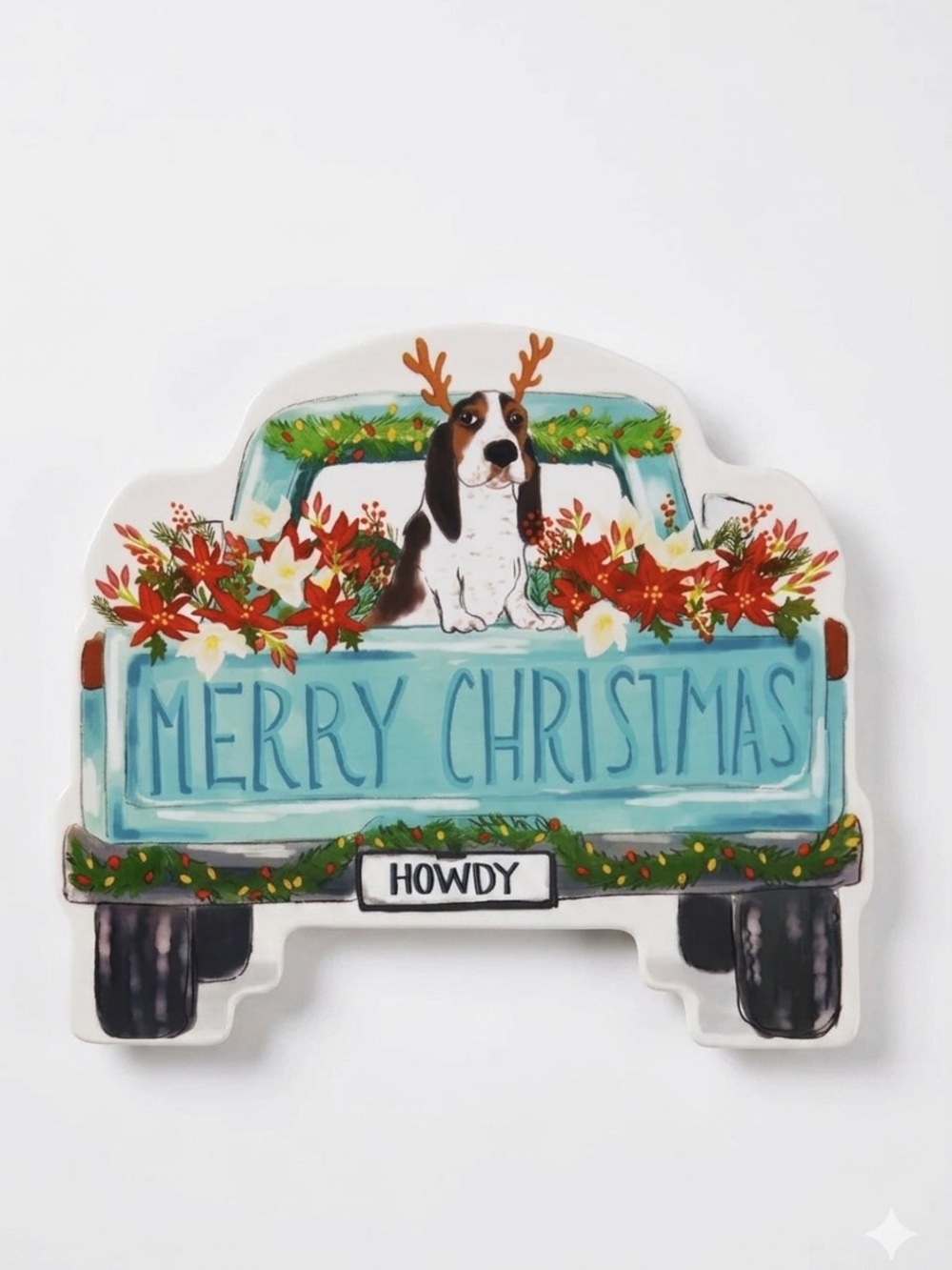 🌺 New Pioneer Woman Charlie Christmas Truck Storage Container, Qty 1